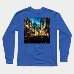 Starry Night in Diagon Alley Long Sleeve T-Shirt